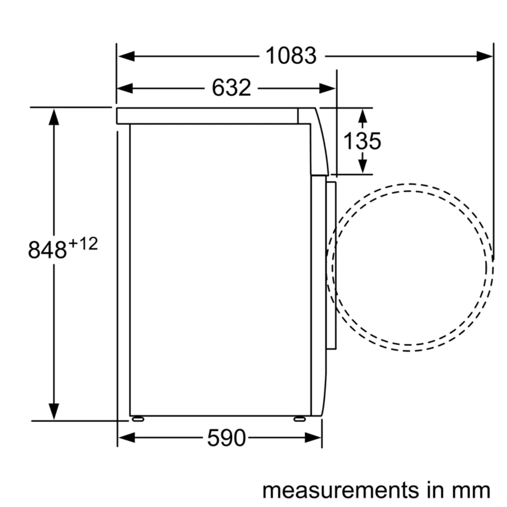 Bosch WVH28540 Waschtrockner Logixx 7 / Energieeffizienzklasse A / Waschen: 7 kg / Trocknen: 4 kg / AquaStop Gebrauchte Generalüberholte 