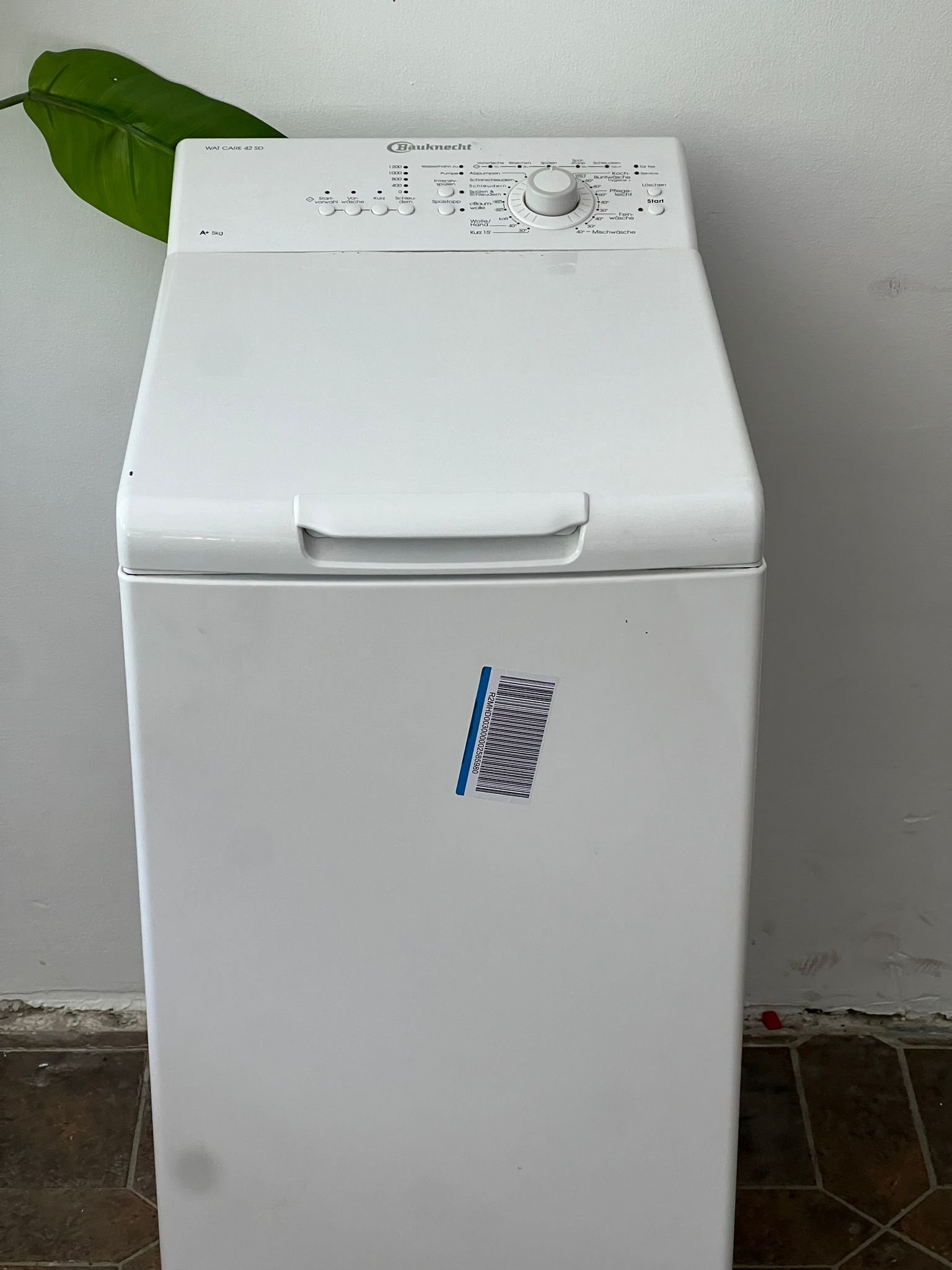 Bauknecht WAT Care 42SD Toplader-Waschmaschine: 5,5 kg Gebrauchte Generalüberholte 
